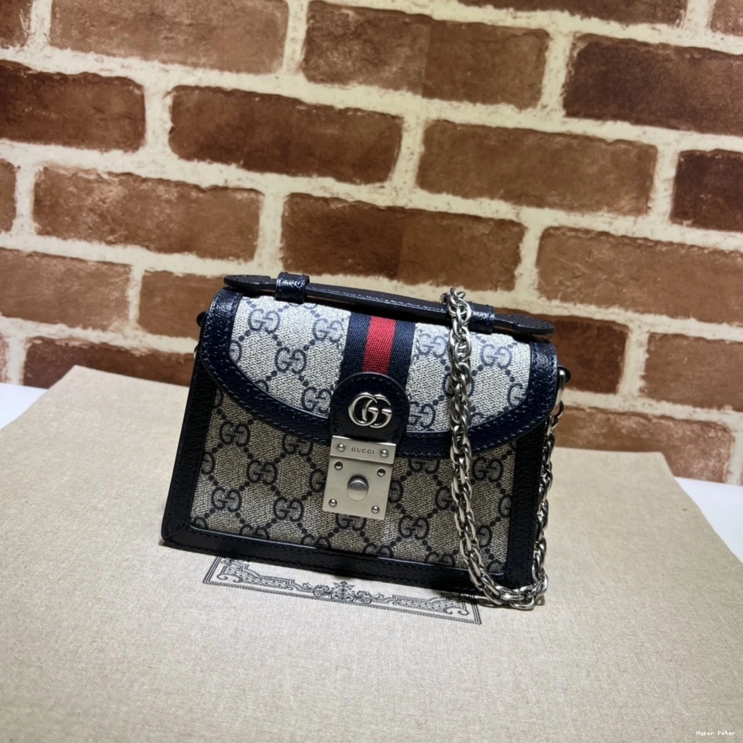 Hyperpeter SMALL TOP BAG HANDLE MATELASSÉ GG GUCCI 0717